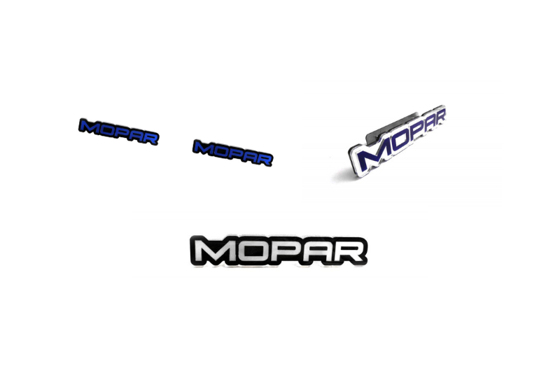 Chrysler Emblem & Badges set with Mopar logo Chrysler emblems decoinfabric