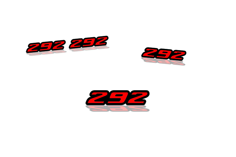 Dodge Emblem & Badges set with 292 logo Dodge emblems decoinfabric