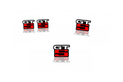 Nissan Emblem & Badges set with GT-S logo Nissan emblems decoinfabric