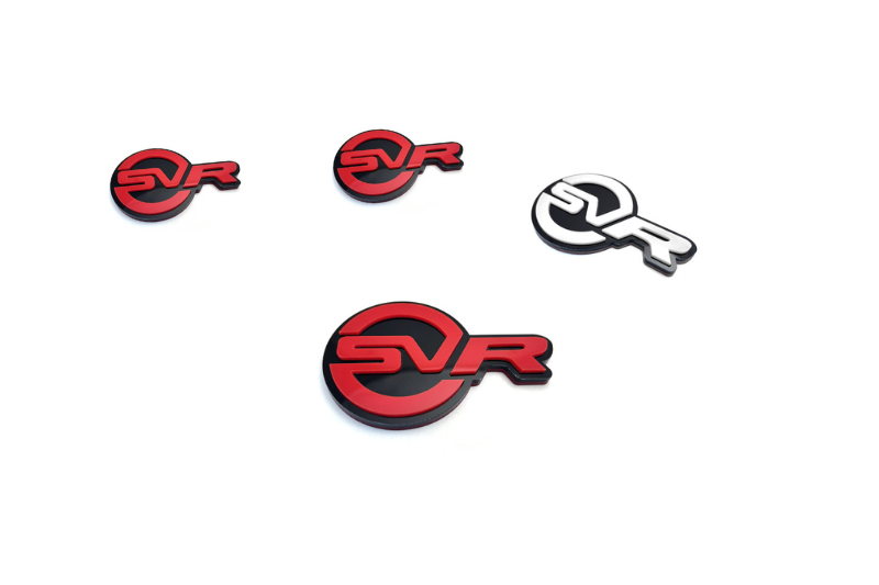 Range Rover Emblem & Badges set with SVR logo