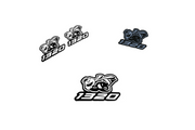 Dodge Emblem & Badges set with 1320 Scat Pack logo (Type 2) Dodge emblems decoinfabric