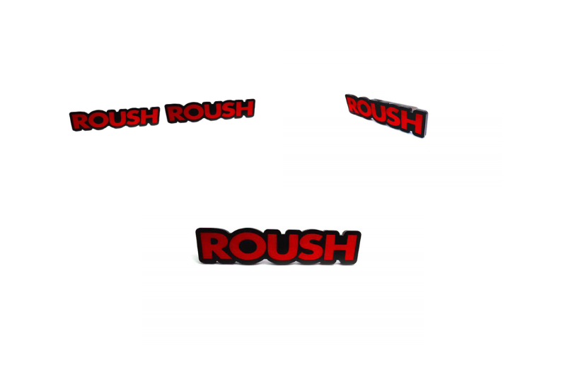 Dodge Emblem & Badges set with Roush logo Dodge emblems decoinfabric