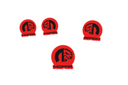 Jeep Emblem & Badges set with Mopar Hellcat logo (Type 2) Jeep emblems decoinfabric