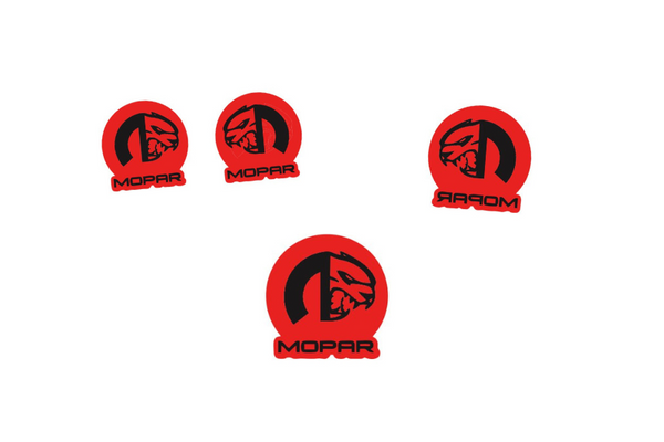 Jeep Emblem & Badges set with Mopar Hellcat logo (Type 2)