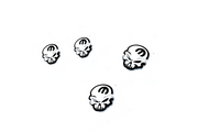 Chrysler Emblem & Badges set with Mopar Skull logo (Type 3) Chrysler emblems decoinfabric