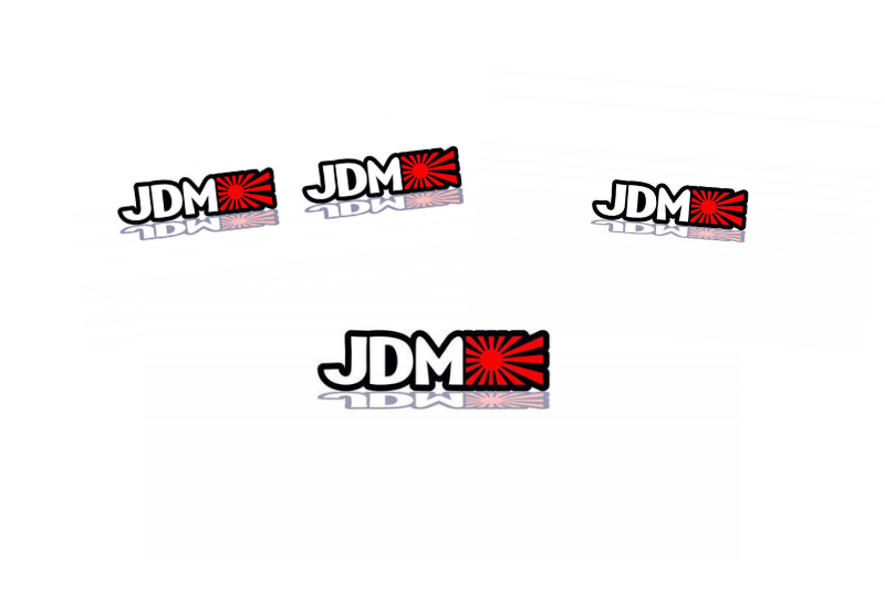 Infiniti Emblem & Badges set with JDM logo (Type 2) Infiniti emblems decoinfabric