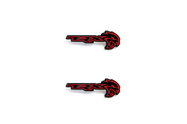 Dodge Emblem & Badge Set - Grille and Tailgate TRX + Hellcat logo