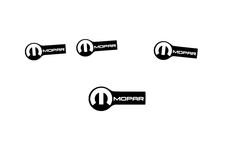 Jeep Emblem & Badges set with Mopar logo (Type 8) Jeep emblems decoinfabric