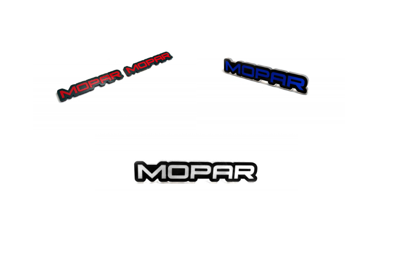 Dodge Emblem & Badges set with Mopar logo