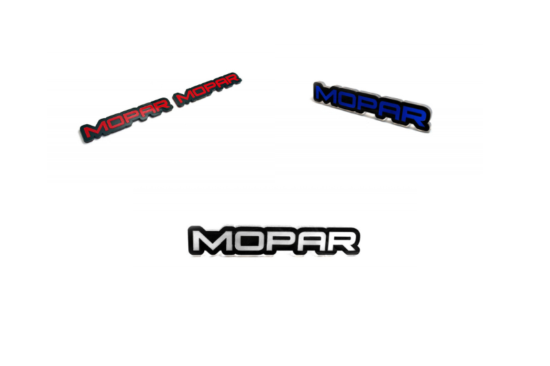 Dodge Emblem & Badges set with Mopar logo Dodge emblems decoinfabric