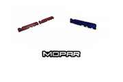 Dodge Emblem & Badges set with Mopar logo Dodge emblems decoinfabric