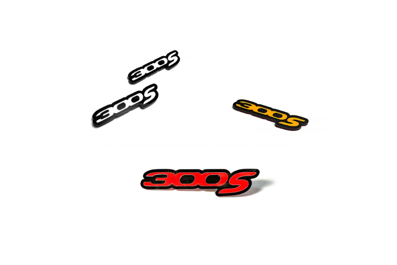 Chrysler 300C II Emblem & Badges set with 300S logo Chrysler emblems decoinfabric