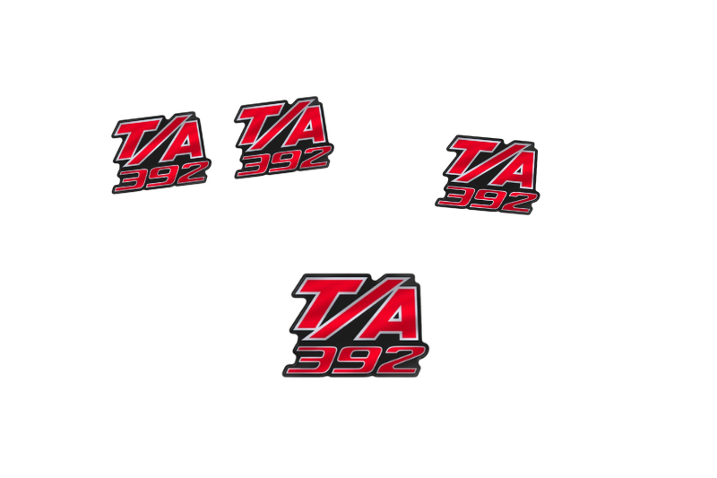 Dodge Emblem & Badges set with 392 T/A logo Dodge emblems decoinfabric