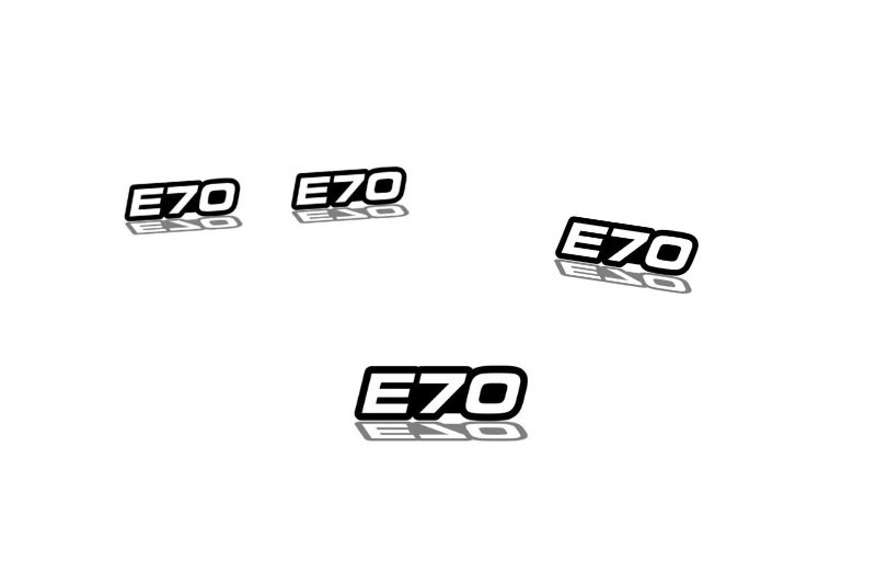 BMW Emblem & Badges set with E70 logo