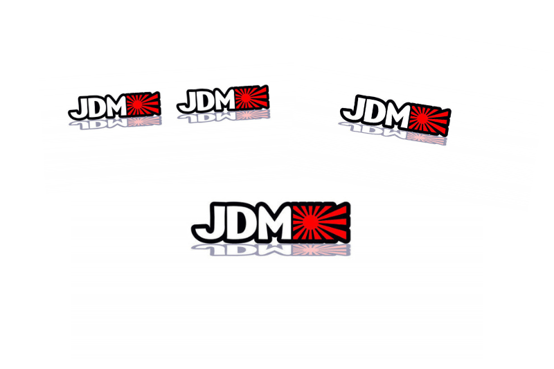 Lexus Emblem & Badges set with JDM logo (Type 2) Lexus emblems decoinfabric