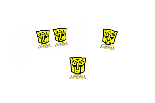 Chevrolet Emblem & Badges set with Autobot logo