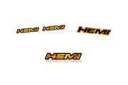 Jeep Emblem & Badges set with Hemi Fire logo Jeep emblems decoinfabric
