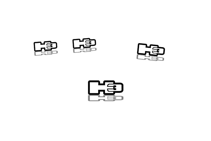Hummer Emblem & Badges set with H3 logo Hummer emblems decoinfabric