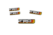 Toyota Emblem & Badges set with TRD logo (Type 3) Toyota emblems decoinfabric