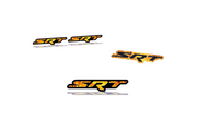 Dodge Emblem & Badges set with SRT Fire logo Dodge emblems decoinfabric