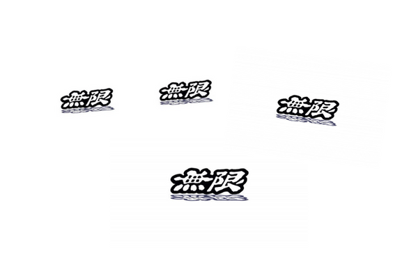 Honda Emblem & Badges set with Mugen logo (Type 2)