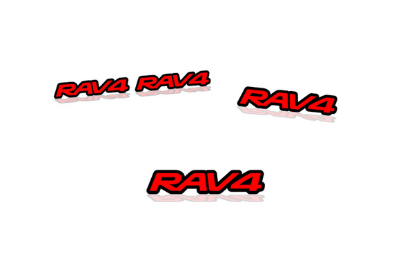 Toyota Rav4 Emblem & Badges set with Rav4 logo