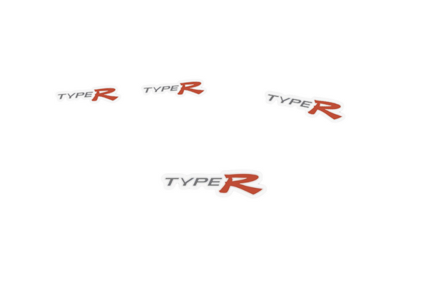 Honda Emblem & Badges set with Type R logo (Type 2)