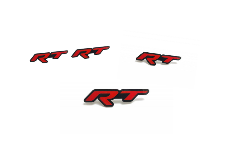 Dodge Emblem & Badges set with RT logo Dodge emblems decoinfabric