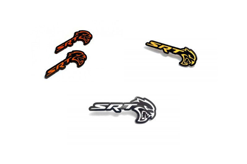 Dodge Emblem & Badges set with SRT Hellcat logo