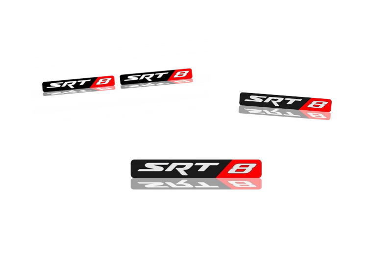 Jeep Emblem & Badges set with SRT8 logo Jeep emblems decoinfabric