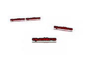 Audi Emblem & Badges set with Quatro logo Audi emblems decoinfabric