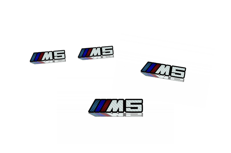 BMW Emblem & Badges set with M5 logo (type Carbon) BMW emblems decoinfabric
