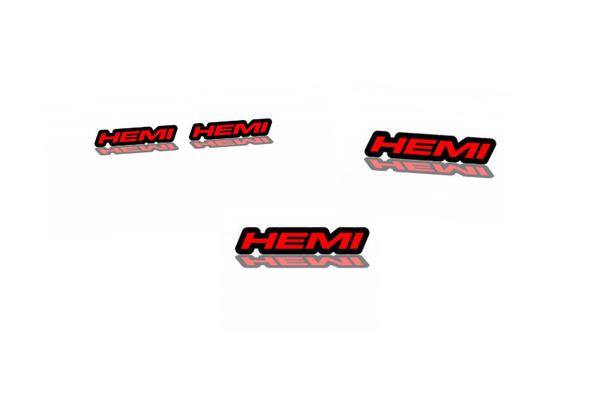 Hummer Emblem & Badges set with Hemi logo (Type 2)