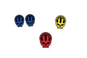 Chrysler Emblem & Badges set with Mopar Skull logo (Type 12) Chrysler emblems decoinfabric
