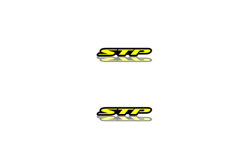 Dodge Emblem & Badge Set - Grille and Tailgate STP logo Dodge emblems decoinfabric YELLOW