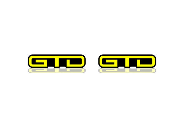 Ford Mustang emblem for fenders with GTD logo