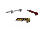 Carica l'immagine nella galleria, Chrysler Emblem &amp; Badges set with SRT Hellcat logo Chrysler emblems decoinfabric