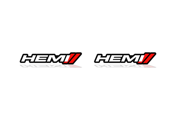 DODGE emblem for fenders with Hemi + Dodge logo