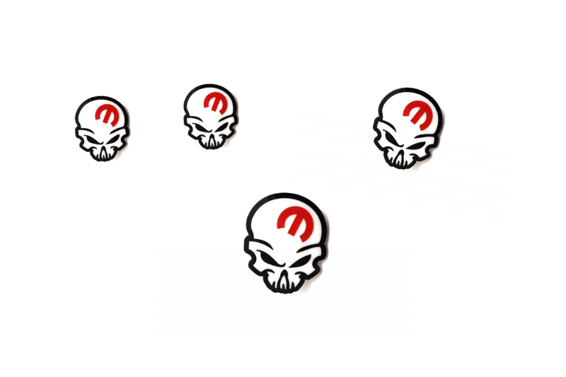 Jeep Emblem & Badges set with Mopar Skull logo Jeep emblems decoinfabric