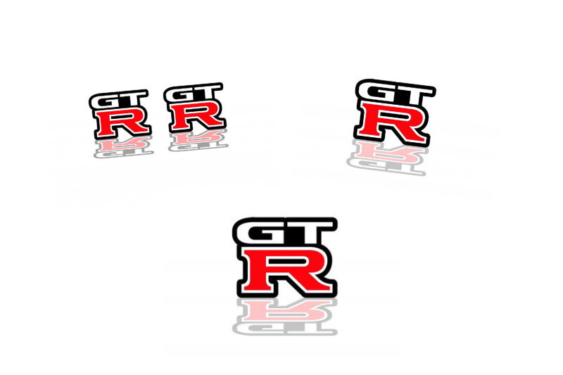 Nissan Emblem & Badges set with GT-R logo