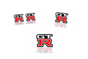 Nissan Emblem & Badges set with GT-R logo Nissan emblems decoinfabric