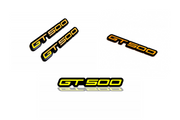 Ford Mustang Emblem & Badges set with GT500 logo Ford emblems decoinfabric