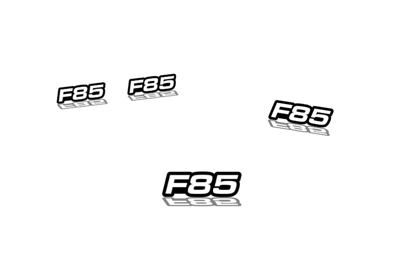 BMW Emblem & Badges set with F85 logo