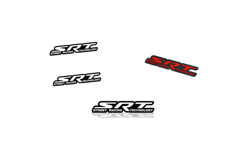 Jeep Emblem & Badges set with SRT logo (Type 3) Jeep emblems decoinfabric