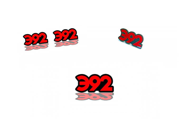 Dodge Emblem & Badges set with 392 logo (Type 2) Dodge emblems decoinfabric