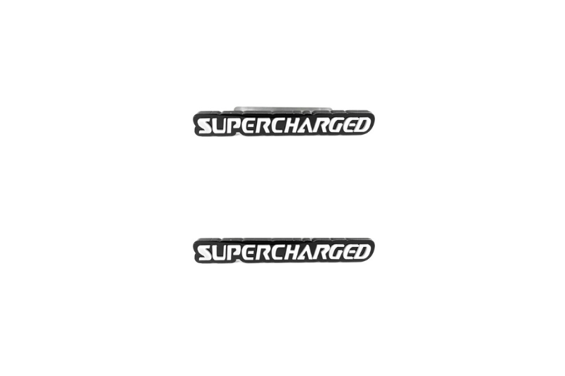 Dodge Emblem & Badge Set - Grille and Tailgate Supercharged logo