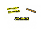 Jeep Emblem & Badges set with Hellhawk logo Jeep emblems decoinfabric
