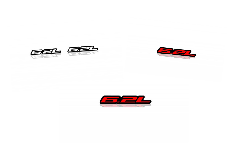 Dodge Emblem & Badges set with 6.2L logo Dodge emblems decoinfabric