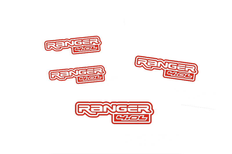 Ford Ranger Emblem & Badges set with Ranger 4.0L logo – decoinfabric