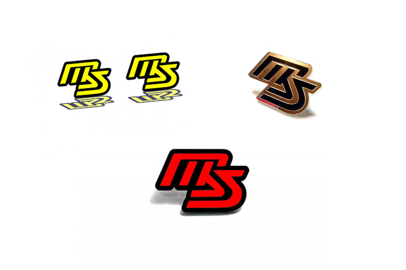 Mazda Emblem & Badges set with Mazdaspeed logo (Type 2)